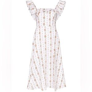 Reformation Amethyst Poppyseed Dress